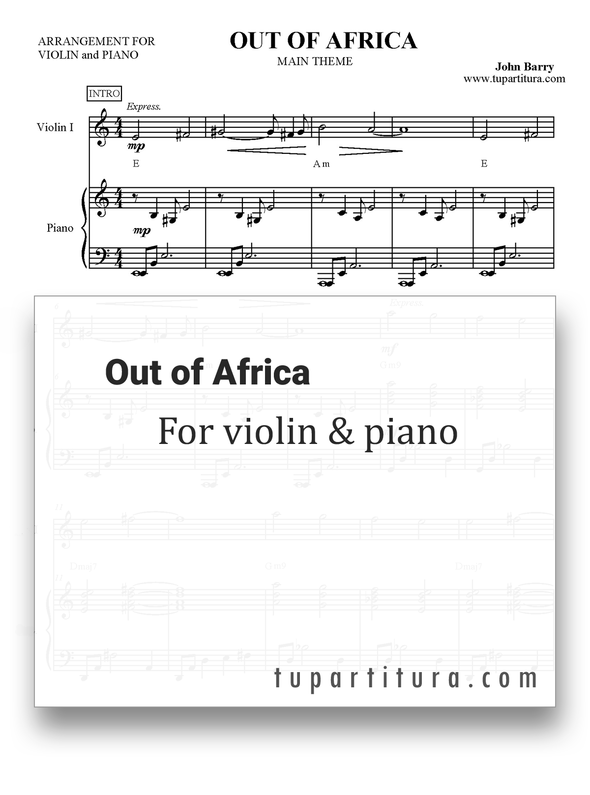 Out of Africa