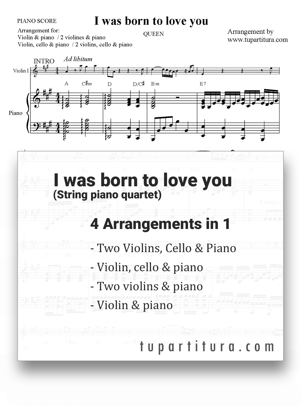 I was born to love you