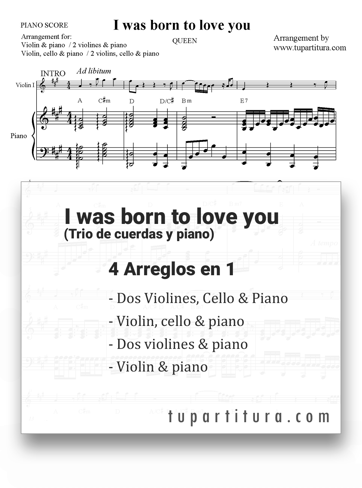 I was born to love you